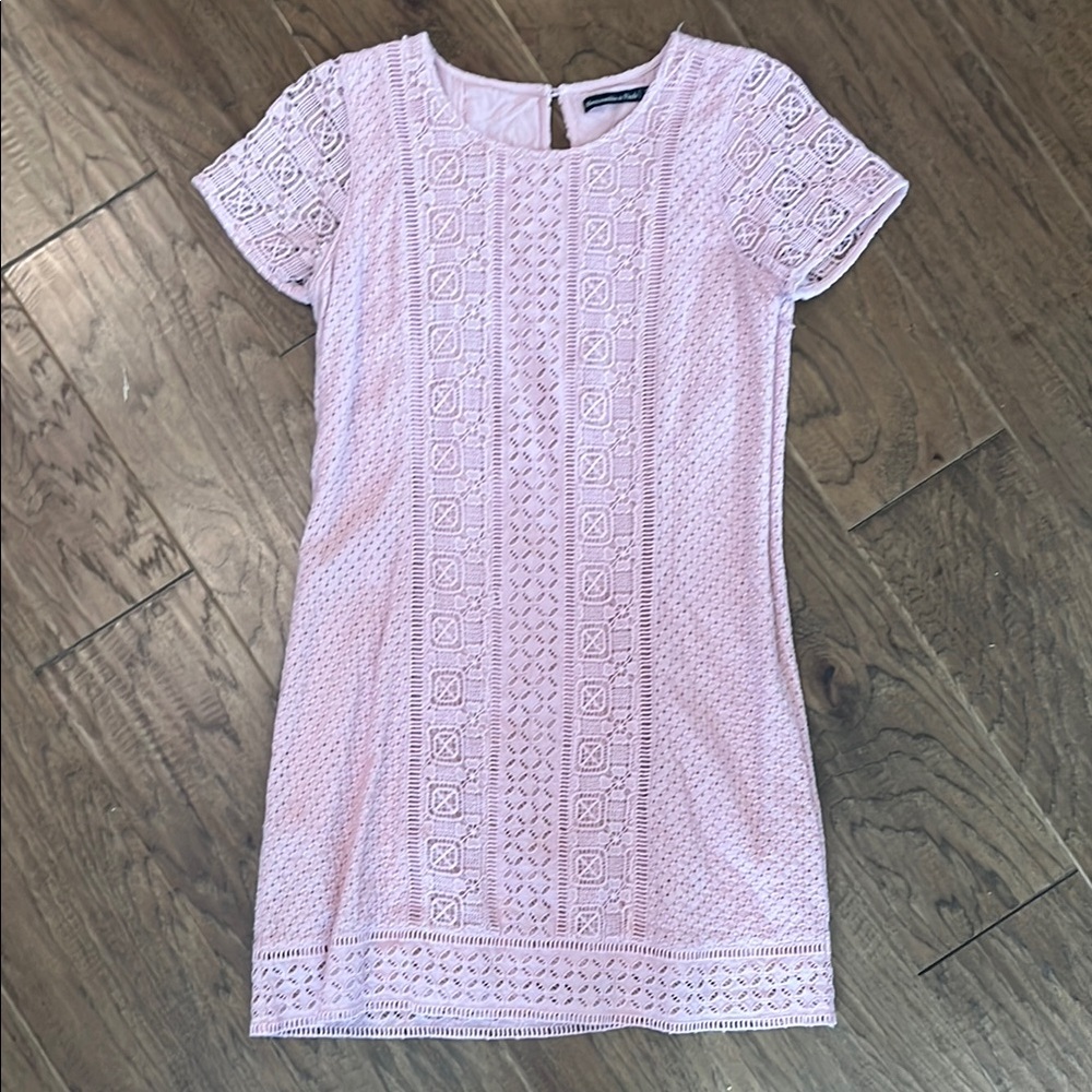 Abercrombie & Fitch Pink Sheath Mini Dress